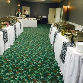 buffet set up